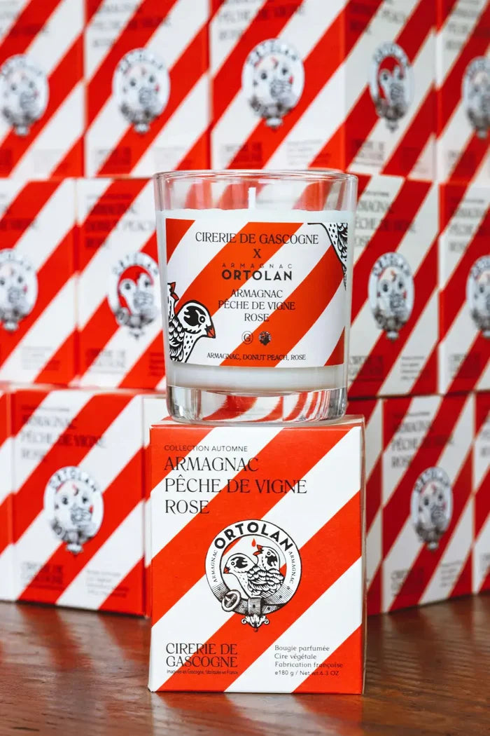 "Ortolan" - Armagnac, Vine Peach, Rose Blend Candle