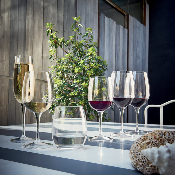 Italian Premium Big Red Wine Glasses | 20oz | Palace | Set of 6 - Luigi Bormioli USA