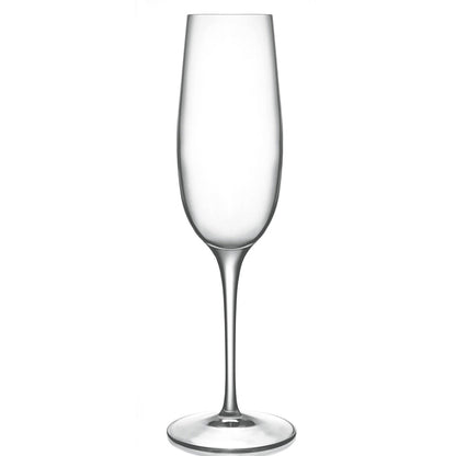 Italian Premium Flute Glasses | 8oz | Palace | Set of 6 - Luigi Bormioli USA
