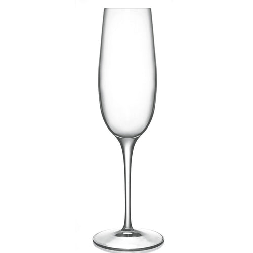 Italian Premium Flute Glasses | 8oz | Palace | Set of 6 - Luigi Bormioli USA
