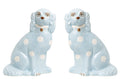 Pale Blue Staffordshire Dogs