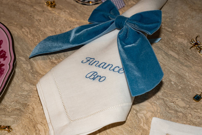 Party Superlatives Linen Dinner Napkins – Set of 12