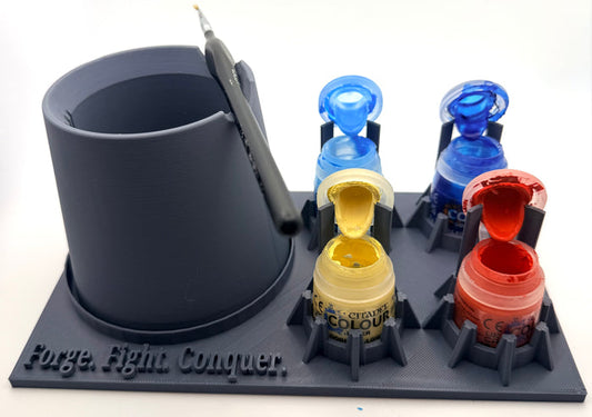 Personalised Citadel-Compatible Paint Station With Water Pot & Paint Holder (Copy)