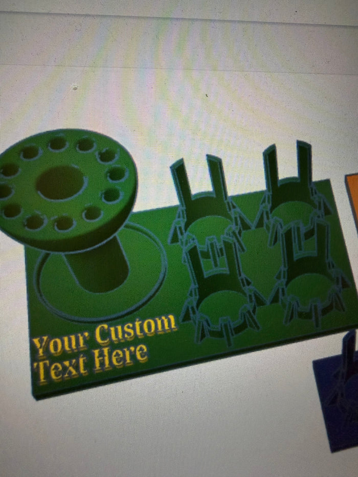 Personalised Citadel Paint Pot Holder & Brush Stand – Warhammer Painting Organiser