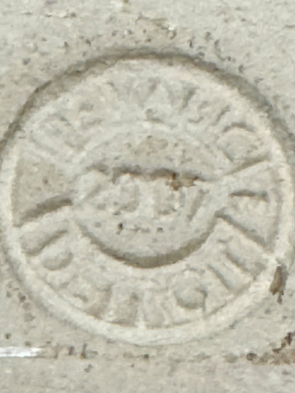 Pewabic 2009 Blue Rose Flower Tile