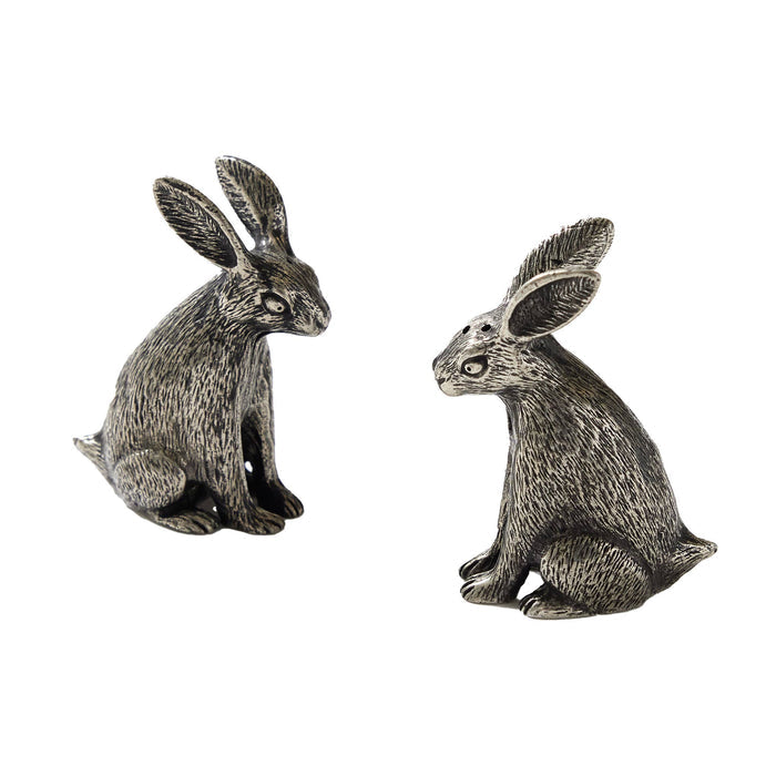 Pewter Rabbit Salt & Pepper Shakers | Decorative Tableware