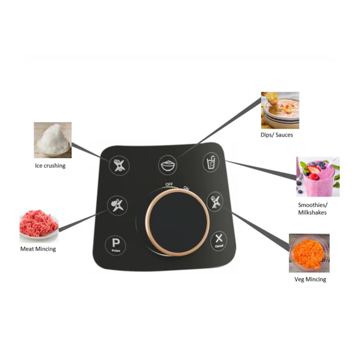 Philips Domestic 1000 Watt 4 Jars Black Mixer Grinder With 5 Preset Modes Hl7778 00