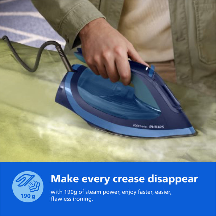 Philips 2600W No Burns Steam Iron - DST6120/20