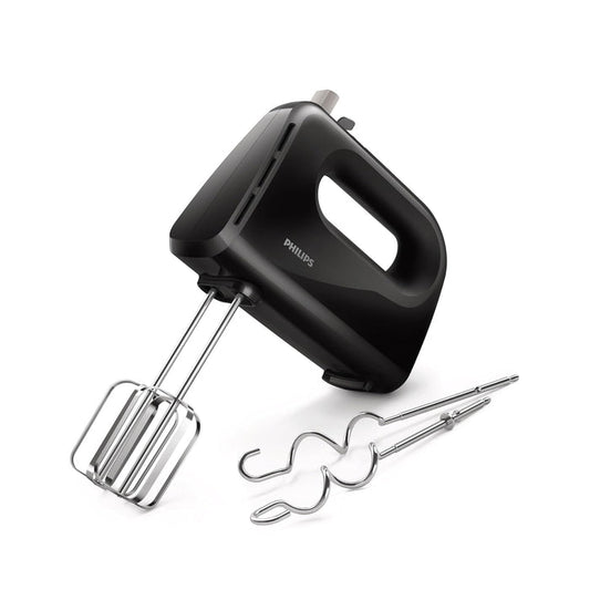 Philips Daily Hand Mixer 300W 5 Speed Black Hr3705 10