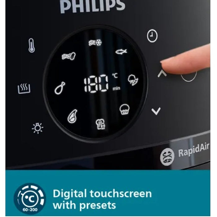 Philips Domestic 4 2L 1500 Watt Digital Air Fryer With Rapid Air Technology Na221 00