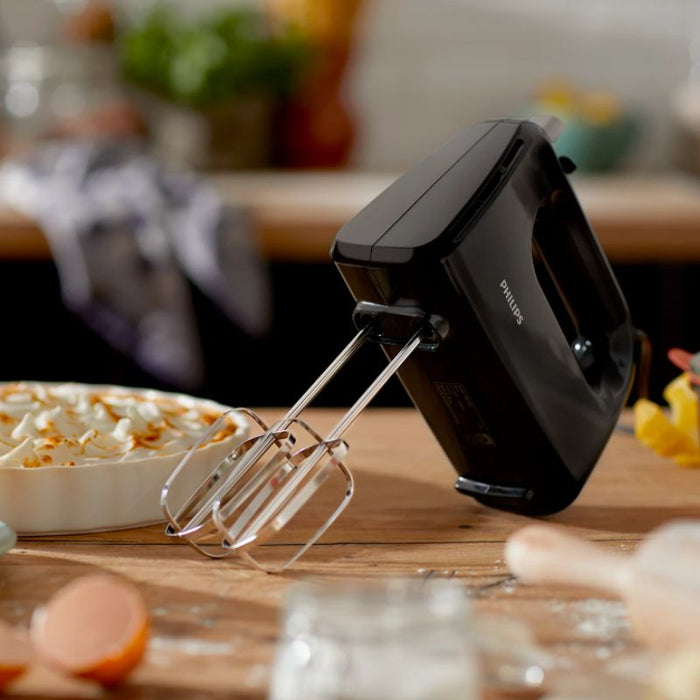 Philips Domestic Daily Hand Mixer 300W 5 Speed Black Hr3705 10