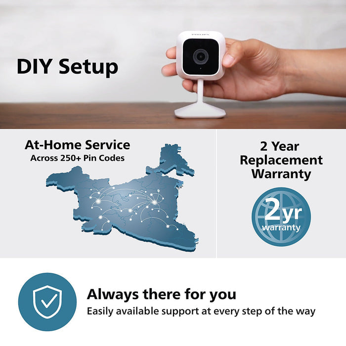 Philips Smart Indoor Wifi Security Camera  (HSP1000) - EMP