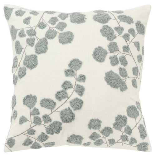PHILIPSEN GREY BOTANICAL  MODERN FARMHOUSE THROW PILLOW