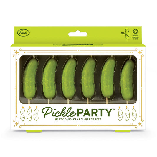 Pickle Party Candles, Set of 6