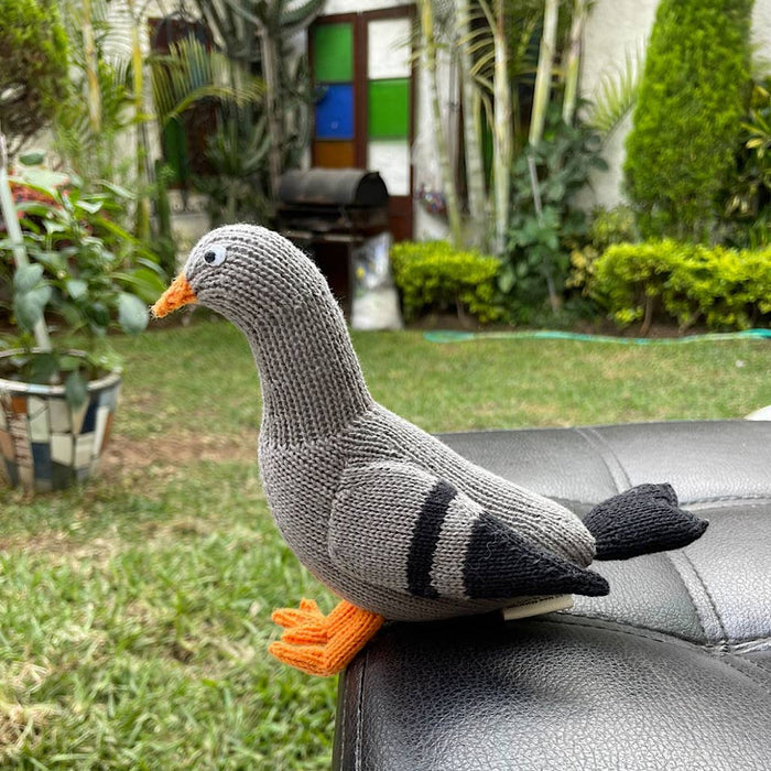 Pigeon Baby Rattle-Handmade