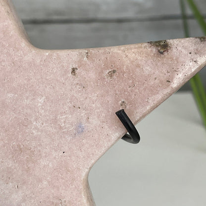 Pink Amethyst Star on a Metal Stand 8" Tall #5746-0015 by Brazil Gems - Brazil GemsBrazil GemsPink Amethyst Star on a Metal Stand 8" Tall #5746-0015 by Brazil GemsStars5746-0015