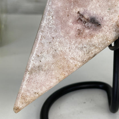 Pink Amethyst Star on a Metal Stand 9" Tall #5746-0021 by Brazil Gems - Brazil GemsBrazil GemsPink Amethyst Star on a Metal Stand 9" Tall #5746-0021 by Brazil GemsStars5746-0021