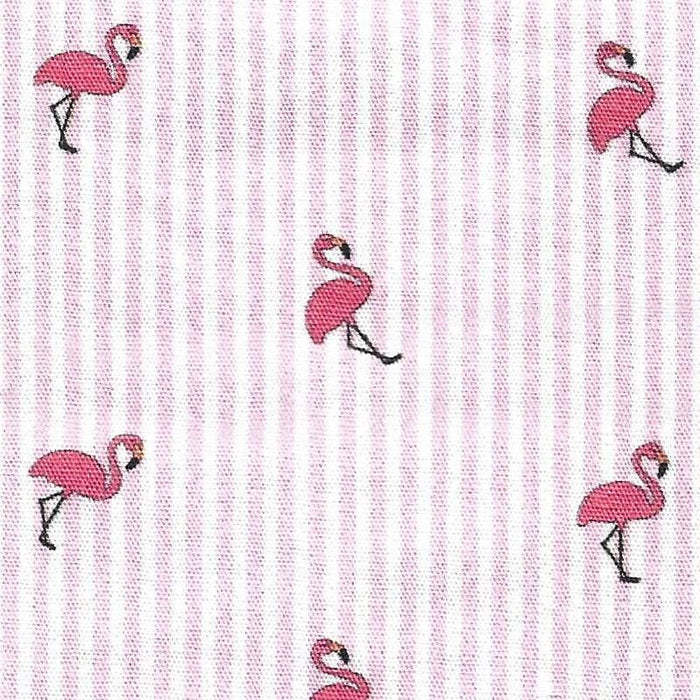 Pink Flamingo Stripe 60" #2713