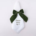 Please Leave by 9 Linen Dinner Napkin – Set of 12