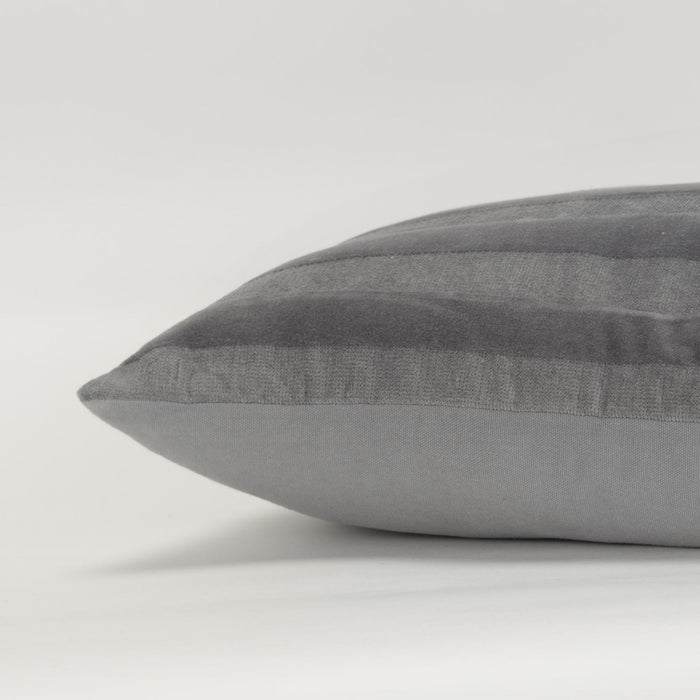 POLAT GREY ABSTRACT MODERN INDUSTRIAL  THROW PILLOW