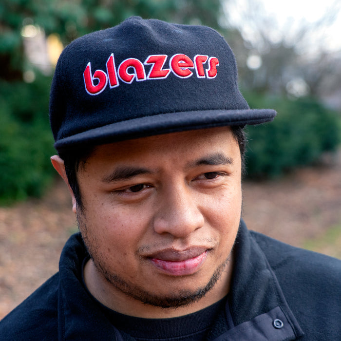 [ portland trail blazers ] black wool - Official League