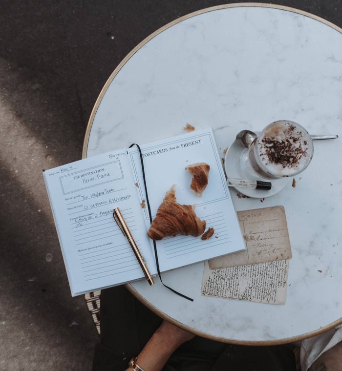 Press For Adventure: A Travel Journal | Linen Notebook
