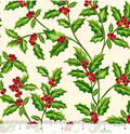 PRETTY POINSETTIAS - HOLLY VINE