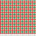 PRETTY POINSETTIAS - PLAID