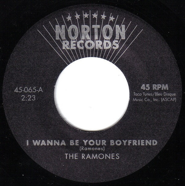 Ramones - "I Wanna Be Your Boyfriend" / "Judy is a Punk" (1975 Demos) - Used 7"