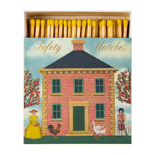 Red Brick | Square - Safety Matches