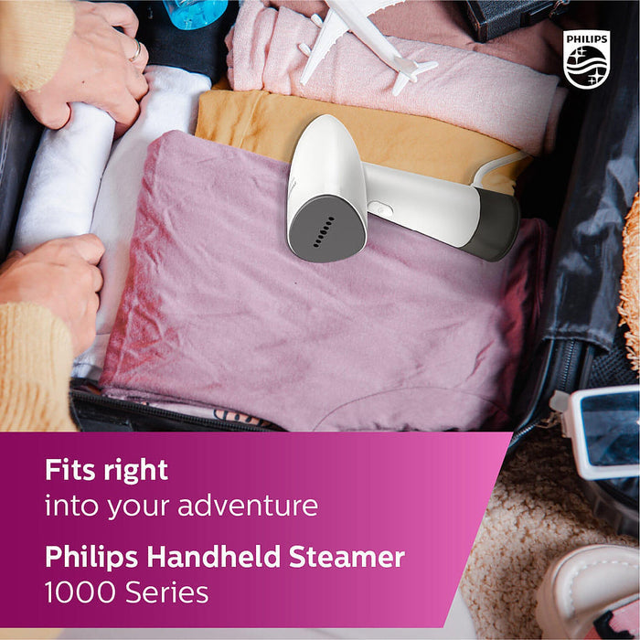 Refurbished Philips 1000 Series Compact Handheld Garment Steamer Sth1010 10