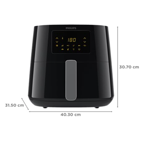 Refurbished Philips Digital Airfryer with 2000W, 6.2L, 7 touch preset menus - HD9270/70