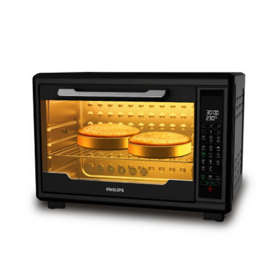 Refurbished Philips Digital Oven Toast Grill 55L With Opti Temp Technology Hd6977 00