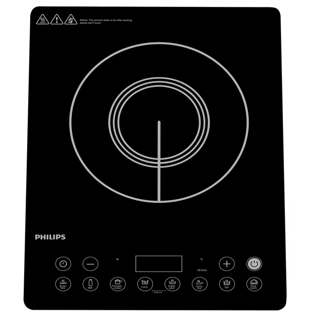 Refurbished PHILIPS HD4996/00 2100W Induction Cooktop with 8 Preset Menus - HD4996/00-REF
