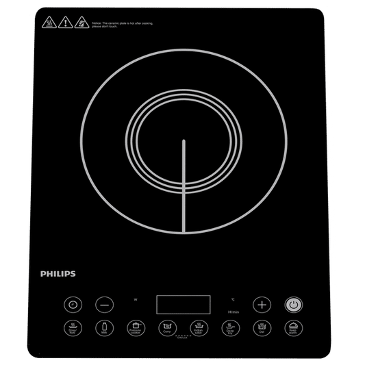 Refurbished PHILIPS HD4996/00 2100W Induction Cooktop with 8 Preset Menus - HD4996/00-REF
