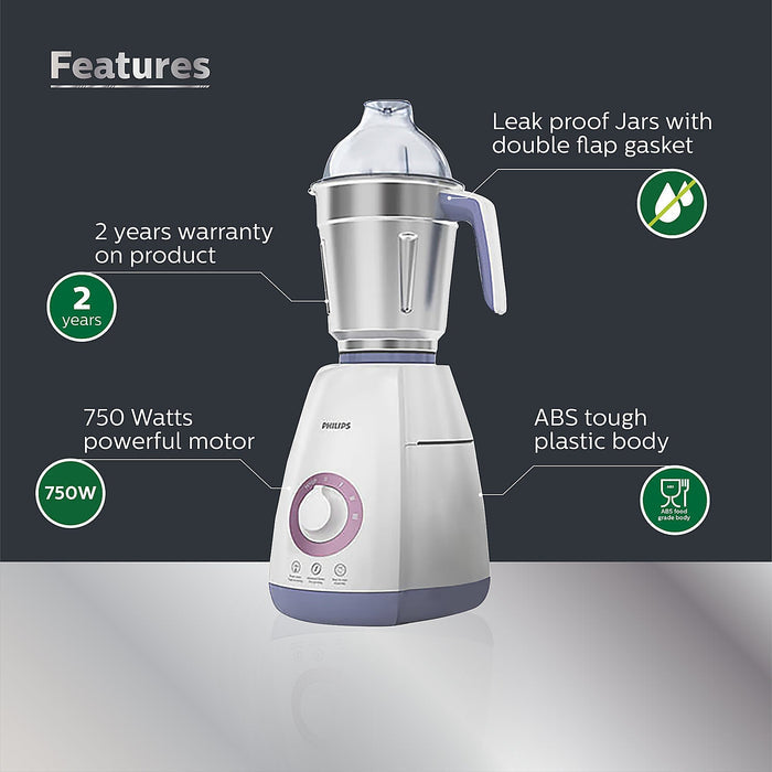 Refurbished Philips Mixer Grinder 4 Jar 750W