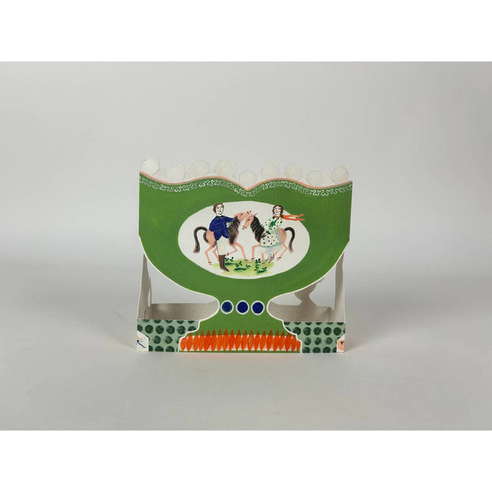 Roaming Horses 3D Card