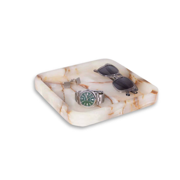 Robbie Genuine Marble Tray and Catch-All