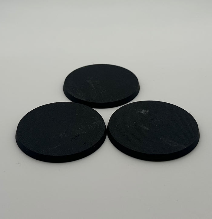 Round Bases – 6-Pack Tabletop Miniature Bases (Multiple Sizes) – UK Delivery Included
