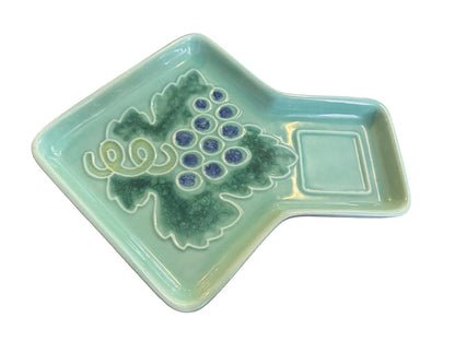 Royal Haeger R592 12 Piece Set Grape Leaf Set 4 Trays W Cups, Cream Sugar, Pitcher, Platter