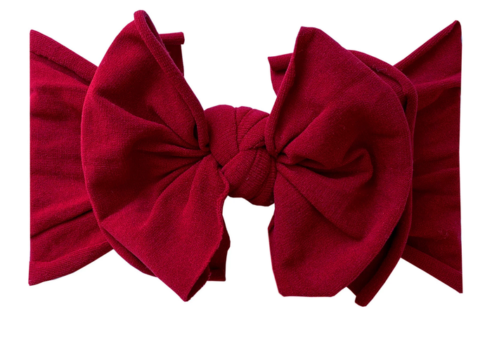 Ruby Fab Soft Nylon Bow Headband