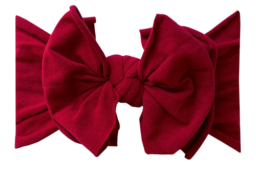 Ruby Fab Soft Nylon Bow Headband