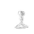 Sand Drip Candlestick Holder, Chrome