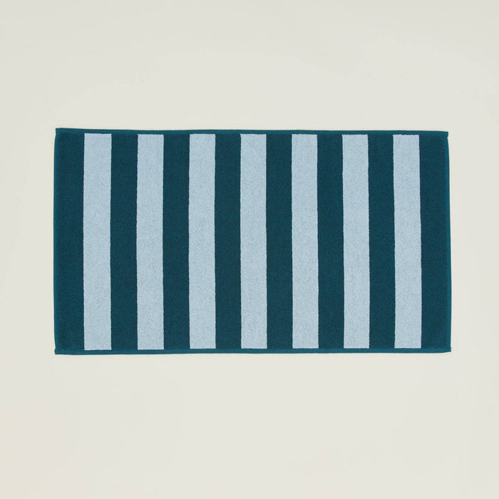 Simple Striped Terry Bath Mat