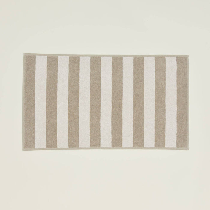 Simple Striped Terry Bath Mat