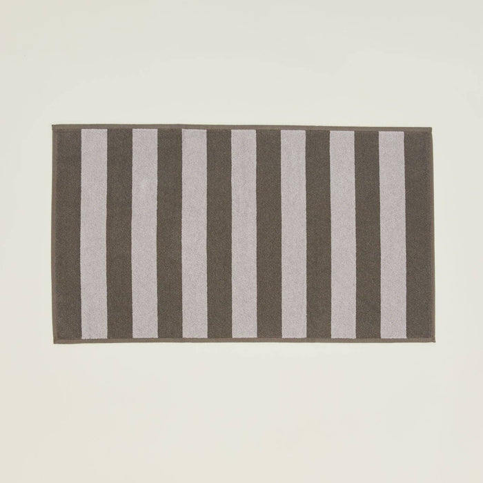 Simple Striped Terry Bath Mat