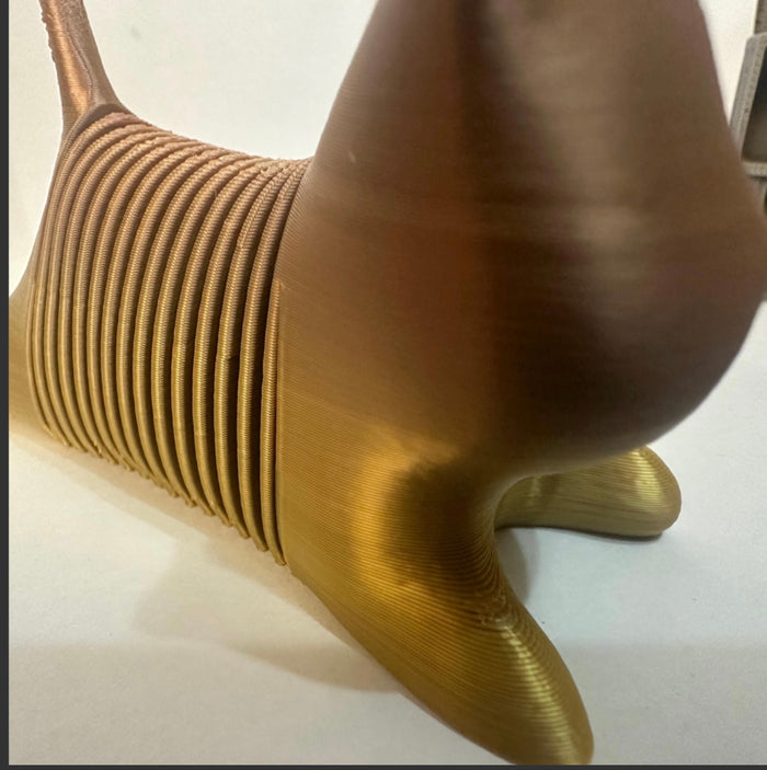 Springy 3D Printed Cat Fidget Toy - UK delivery included.