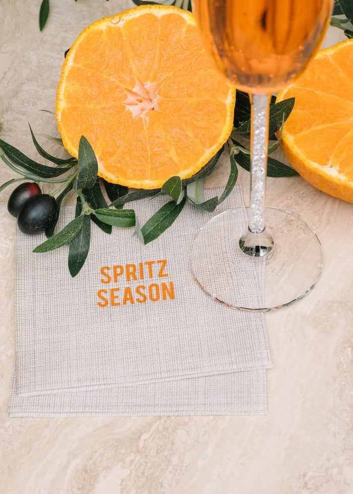 Spritz Season Disposable Cocktail Napkins