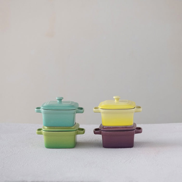 Stoneware Mini Baker, 4 Colors