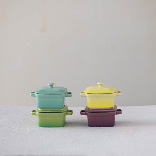 Stoneware Mini Baker, 4 Colors